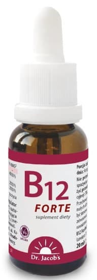 DR. JACOBS Vitamin B12 Forte energidroppar för nervsystemet 20 ml