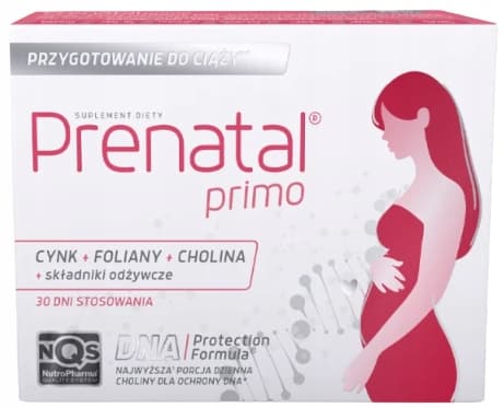 Prenatal Primo-preparat för graviditet 30 kapslar.