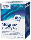 Miniatyrbillede 1 af 2: MAGNESIUM B-KOMPLEKS vitamin B VITTER BLÅ 50 tabletter.