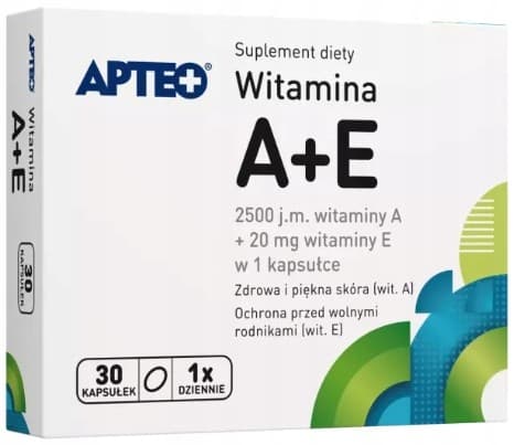 Vitamin A+E APTEO 30 kapslar