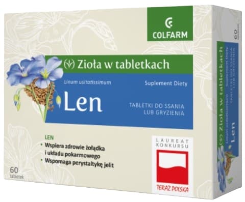 Linfrö matsmältningssystem Colfarm 60 tabletter