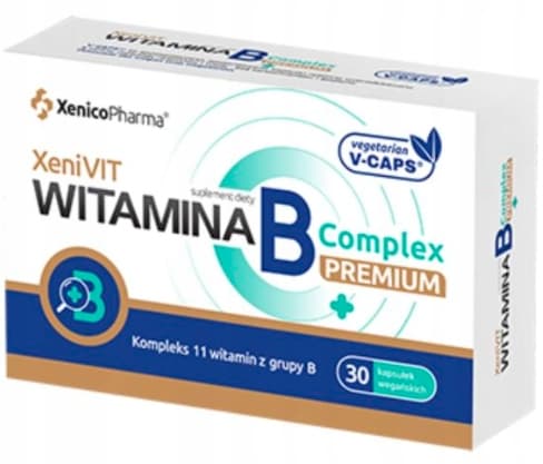 XENICO Vitamin B Kompleks Premium Kompleks 30 kapsler