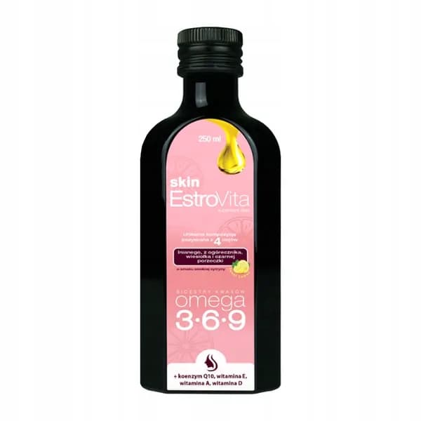 ESTROVITA SKIN OMEGA syror söt citron 250 ml