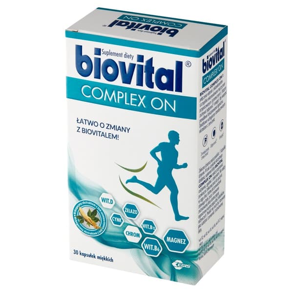 BIOVITAL KOMPLEX PÅ vitaminer och mineraler 30 kapslar.
