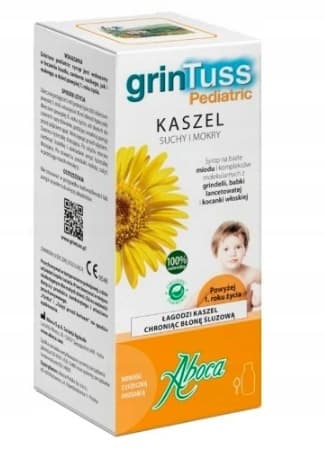 GRINTUSS PEDIATRISK hostmedicin för barn 128 g