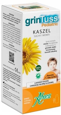GRINTUSS PEDIATRISK hostmedicin för barn 128 g