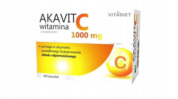 AKAVIT C-VITAMIN 1000 mg immunitet Vitadiet x60