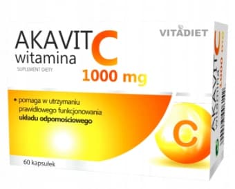 AKAVIT C-VITAMIN 1000 mg immunitet Vitadiet x60