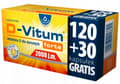 Miniatyrbild 1 av 2: D-Vitum Forte 2000 vitamin D 150 kapslar.