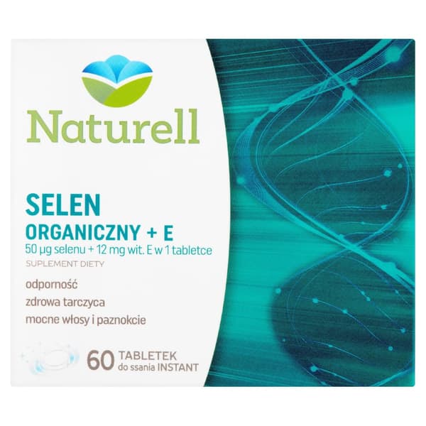 Naturell Organiskt Selen + E-vitamin E 60 tabletter.