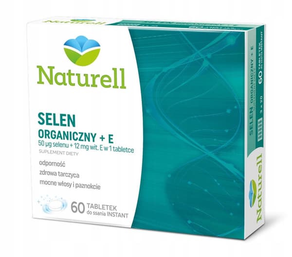 Naturell Organiskt Selen + E-vitamin E 60 tabletter.