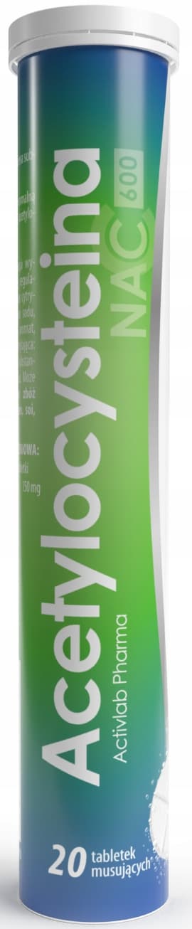 ACETYLCYSTEIN NAC 600 HOSTA Activlab 20 tabletter