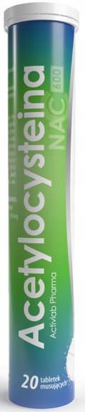 Miniatyrbild 5 av 5: ACETYLCYSTEIN NAC 600 HOSTA Activlab 20 tabletter