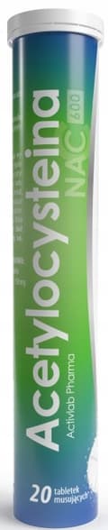 Miniatyrbild 1 av 5: ACETYLCYSTEIN NAC 600 HOSTA Activlab 20 tabletter
