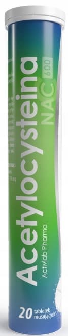 ACETYLCYSTEIN NAC 600 HOSTA Activlab 20 tabletter