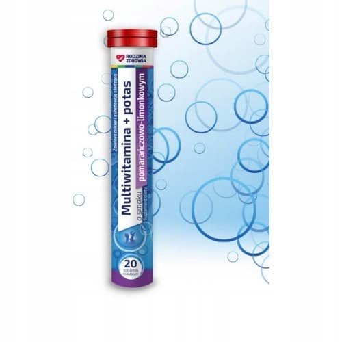 MULTIVITAMIN + KALIUMvitaminer 20 tabletter. mus.