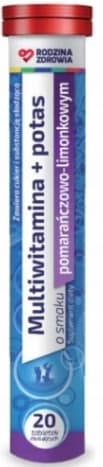 MULTIVITAMIN + KALIUMvitaminer 20 tabletter. mus.