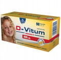 Miniatyrbild 3 av 3: D-Vitum 800 IE vitamin D för barn 90 kapslar
