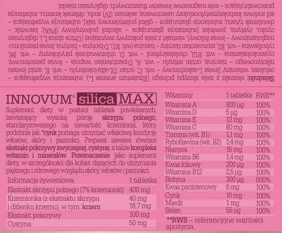 OLIMP Innovym Silica MAX hästsvans silikonhud 30 tabletter