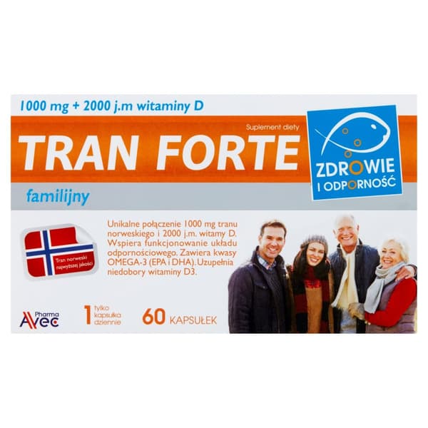 Avec Fish Oil Family Forte + Vitamin D 60 kapslar