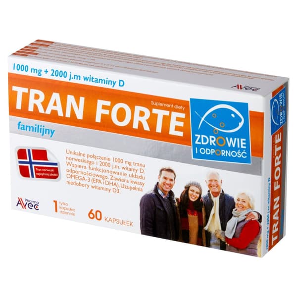 Avec Fish Oil Family Forte + Vitamin D 60 kapslar