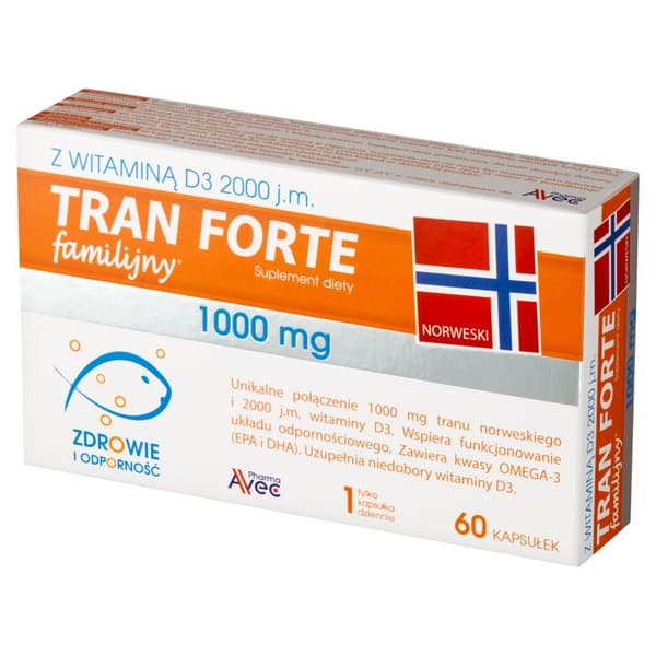 Avec Fish Oil Family Forte + Vitamin D 60 kapslar