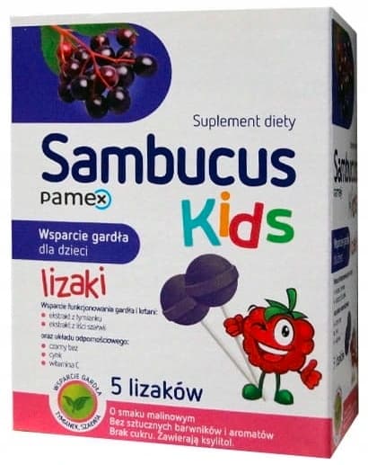 SAMBUCUS BARNKLASSAR för barns immunitet 5 st
