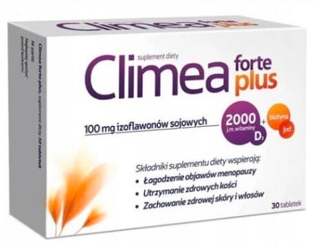 Climea forte Plus D3, klimakteriet + hår, hud