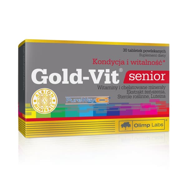 OLIMP Gold-Vit Senior vitaminer og mineraler 30 tabletter.