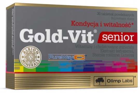 OLIMP Gold-Vit Senior vitaminer og mineraler 30 tabletter.