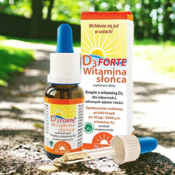 Dr. Jacobs Vitamin Sun D3 Forte 2000 droppar 20 ml