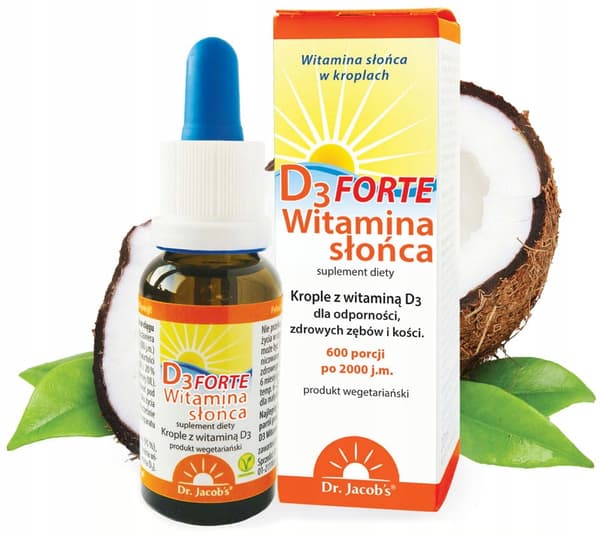 Dr. Jacobs Vitamin Sun D3 Forte 2000 droppar 20 ml