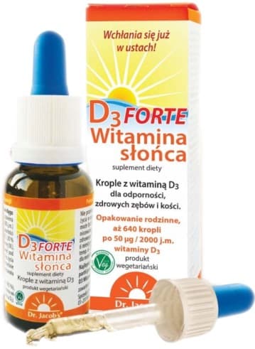 Dr. Jacobs Vitamin Sun D3 Forte 2000 droppar 20 ml