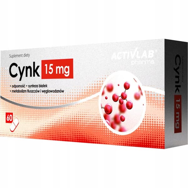Activlab Pharma Zink 15 mg, 60 kapsler