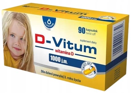 D-Vitum vitamin D 1000 IE 90 skruvkapslar