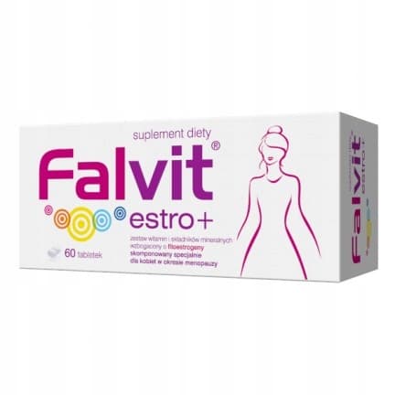 FALVIT ESTRO+ vitaminset för kvinnor 60 tabletter.