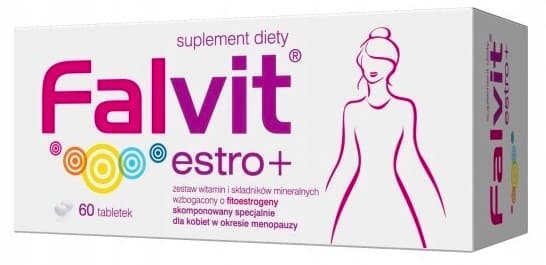 FALVIT ESTRO+ vitaminset för kvinnor 60 tabletter.