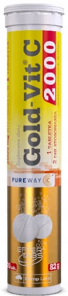 OLIMP Gold- C-vitamin 2000 C-vitamin citron 20 tabletter.