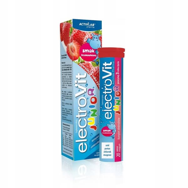 ELECTROVIT JUNIOR jordgubbssmaksatta elektrolyter