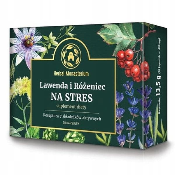 Herbal Monasterium Lavender Rhodiola rosea 30 kapslar