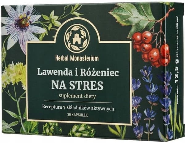 Herbal Monasterium Lavender Rhodiola rosea 30 kapslar