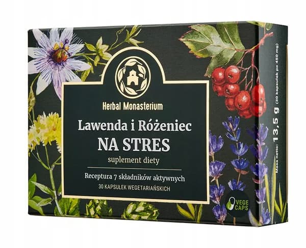 Herbal Monasterium Lavender Rhodiola rosea 30 kapslar