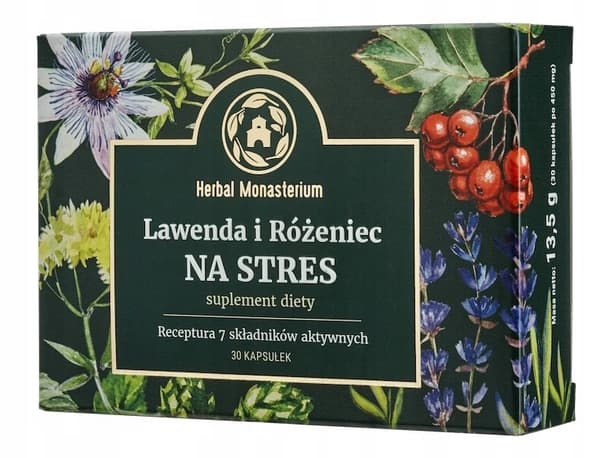 Herbal Monasterium Lavender Rhodiola rosea 30 kapslar