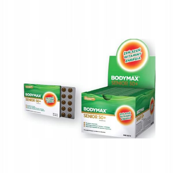 Bodymax Vital 50+ GINSENG 30 tabletter.