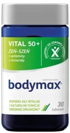Bodymax Vital 50+ GINSENG 30 tabletter.