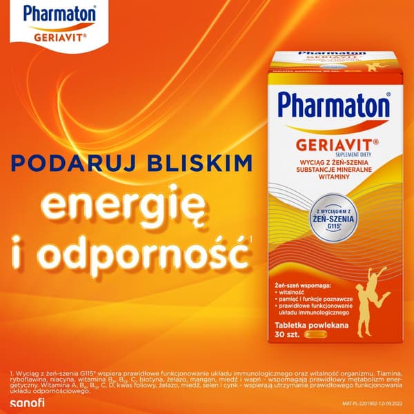 Pharmaton Geriavit 30 tabletter