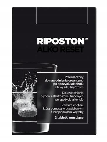 Riposton Alko Reset 2 brustabletter mot baksmälla