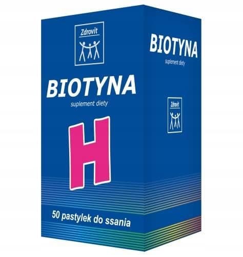 Zdrovit Biotin Ananassmag 50 sugetabletter