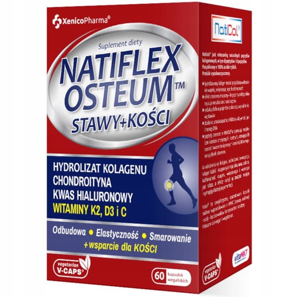 Xenico Natiflex Osteum leder + ben 60 kapslar