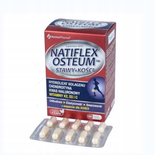 Xenico Natiflex Osteum leder + ben 60 kapslar